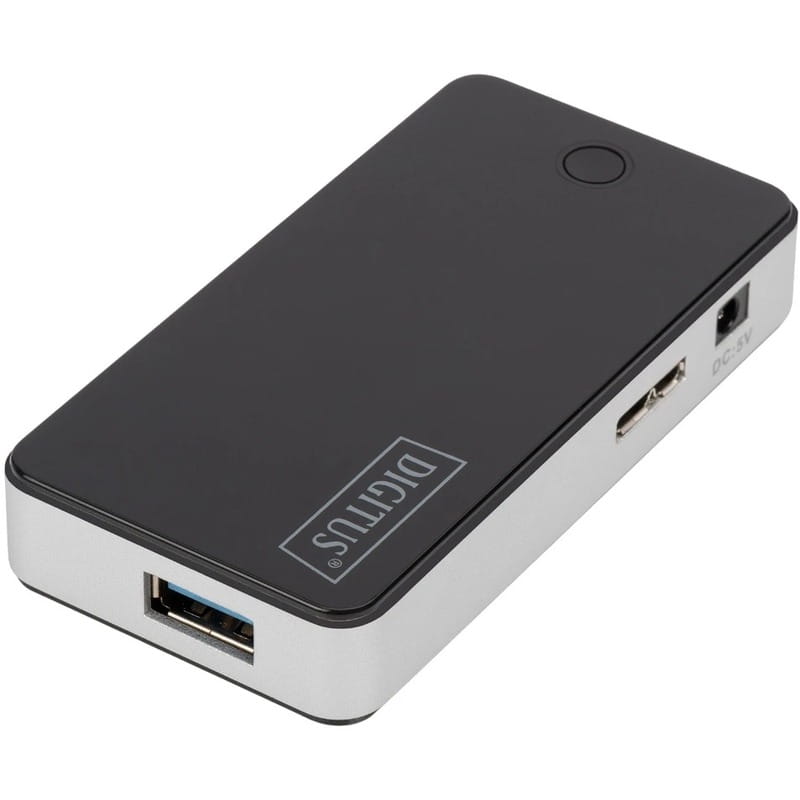 Концентратор USB 3.0 Digitus, 4xUSB3.0, 1.2 м (DA-70231)