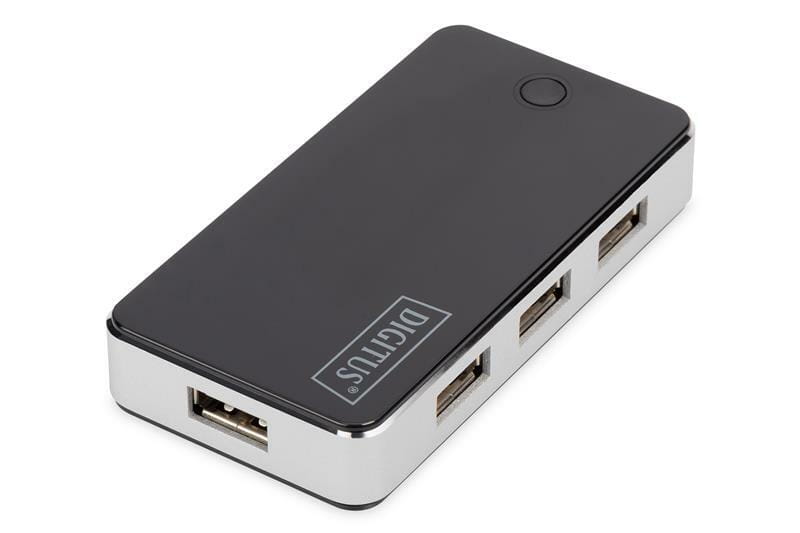 Концентратор USB 2.0 Digitus, 7xUSB 2.0 (DA-70222)