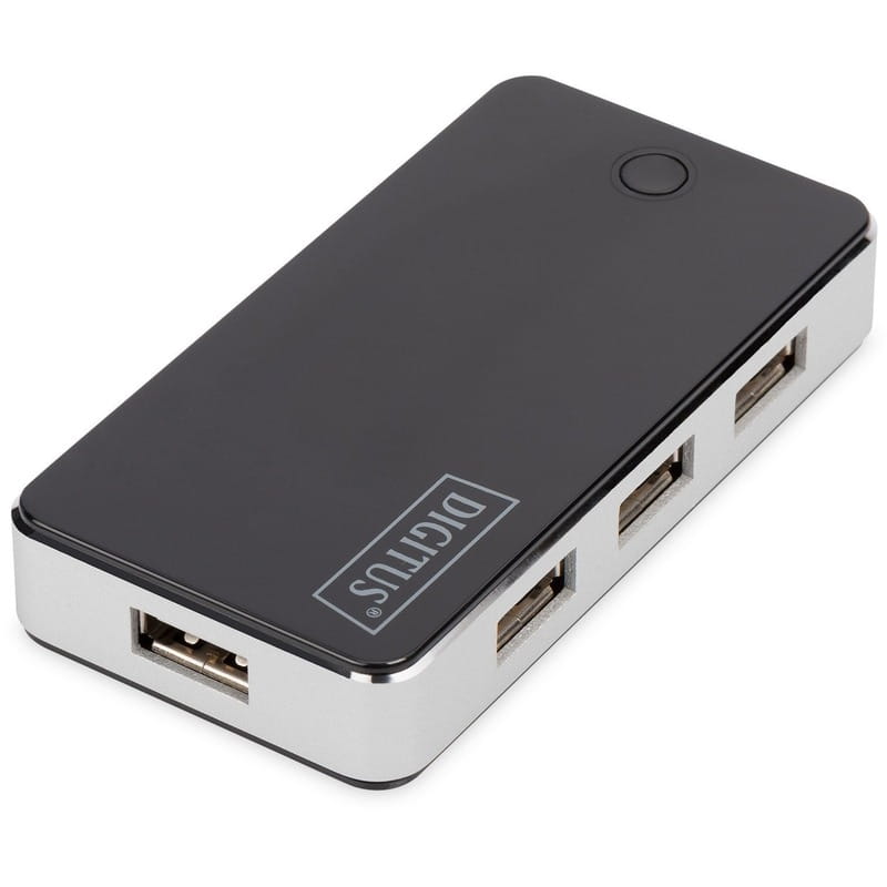 Концентратор USB 2.0 Digitus, 7xUSB 2.0 (DA-70222)