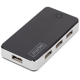 Концентратор USB 2.0 Digitus, 7xUSB 2.0 (DA-70222)
