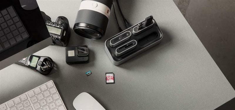 Док-станция USB3.2 Type-C KIngston Workflow Station Dock (WFS-U)