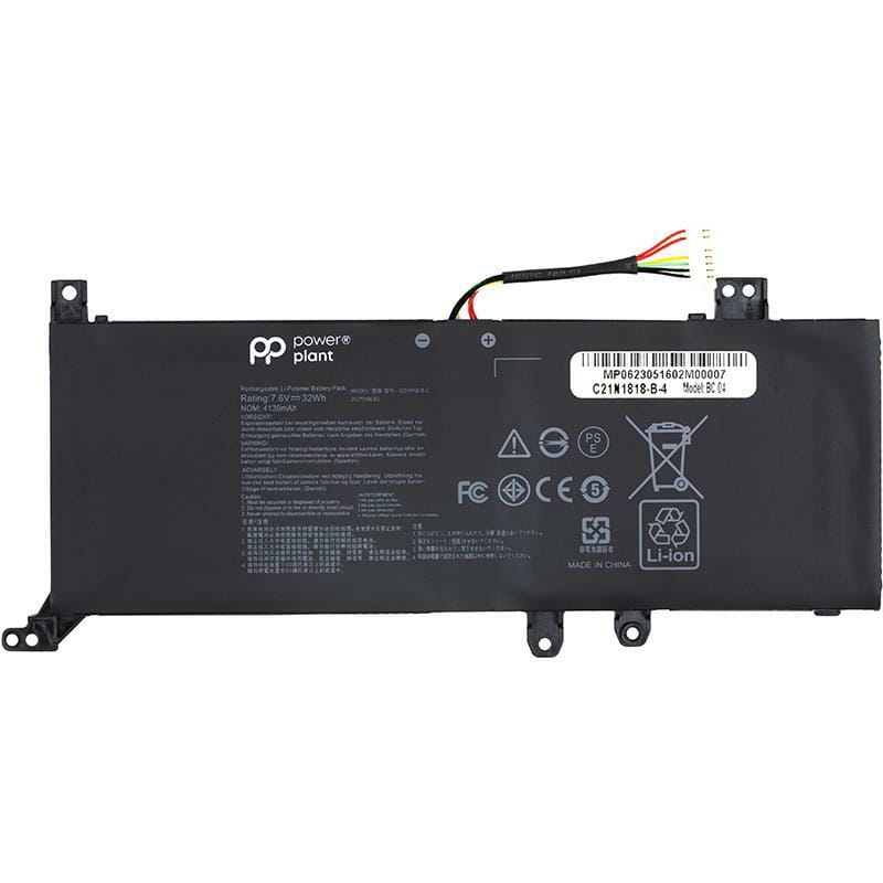 АКБ PowerPlant для ноутбука Asus VivoBook 14 X412FJ (C21N1818) 7.6V 4130mAh (NB431540)