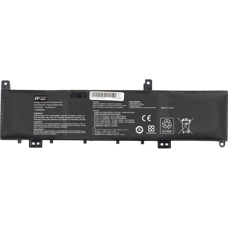 АКБ PowerPlant для ноутбука Asus N580VN (C31N1636) 11.4V 4100mAh (NB431762)