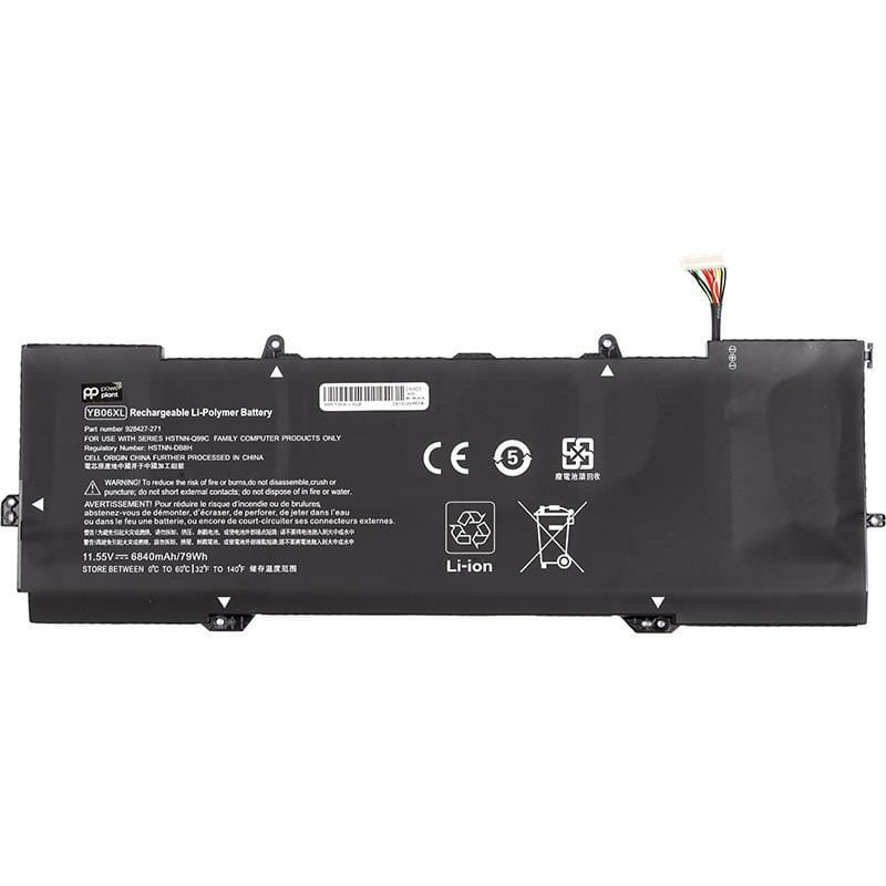 АКБ PowerPlant для ноутбука HP Spectre x360 15-ch000 (YB06XL) 11.55V 6840mAh (NB462148)