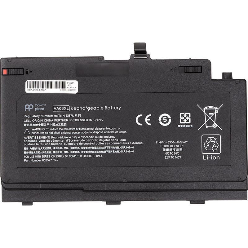 АКБ PowerPlant для ноутбука HP ZBook 17 G4 (AA06XL) 11.4V 8300mAh (NB462193)