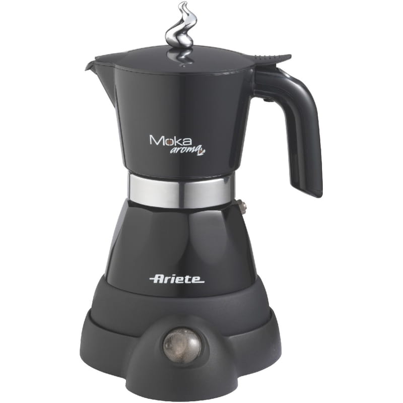 Гейзерна кавоварка Ariete 1358A Moka Aroma Electric Black