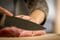 Фото - Набір ножів Tefal Ice Force у дерев`яній колоді 5 предметів (K232S574) | click.ua
