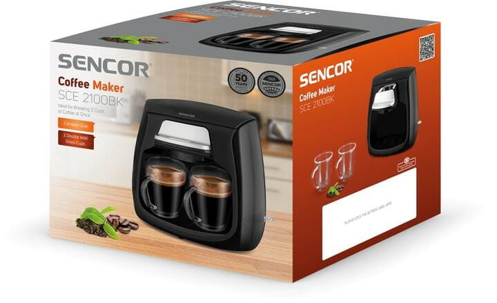 Кавоварка краплинна Sencor SCE 2100BK