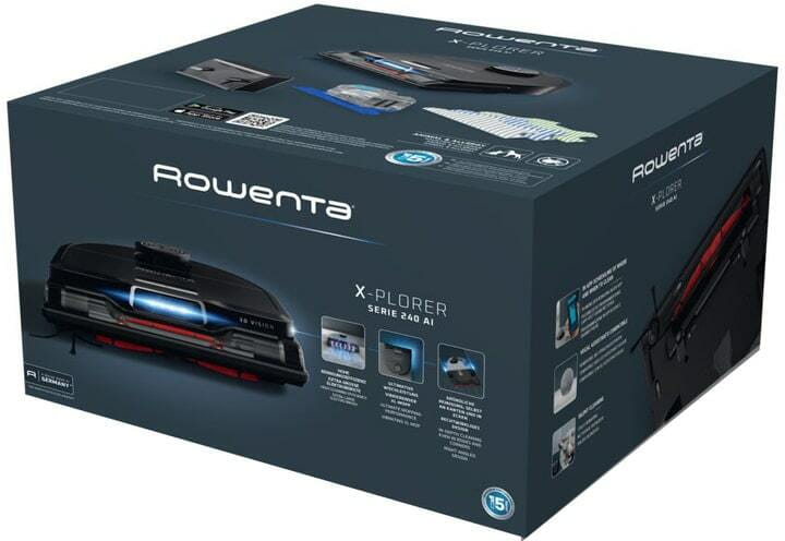 Робот-пылесос Rowenta X-Plorer Serie 240 AI Animal & Allergy RR9675WH