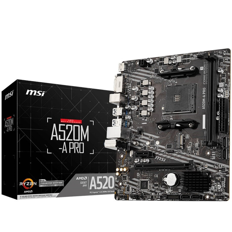 Материнская плата MSI A520M-A Pro Socket AM4