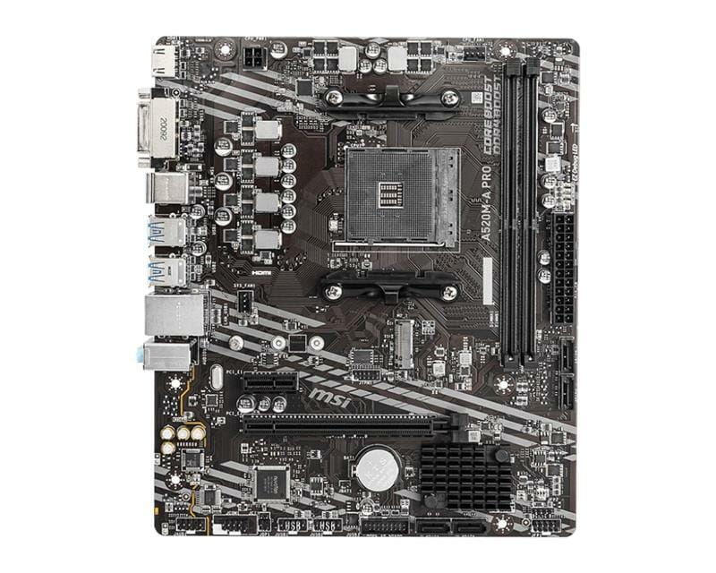 Материнська плата MSI A520M-A Pro Socket AM4