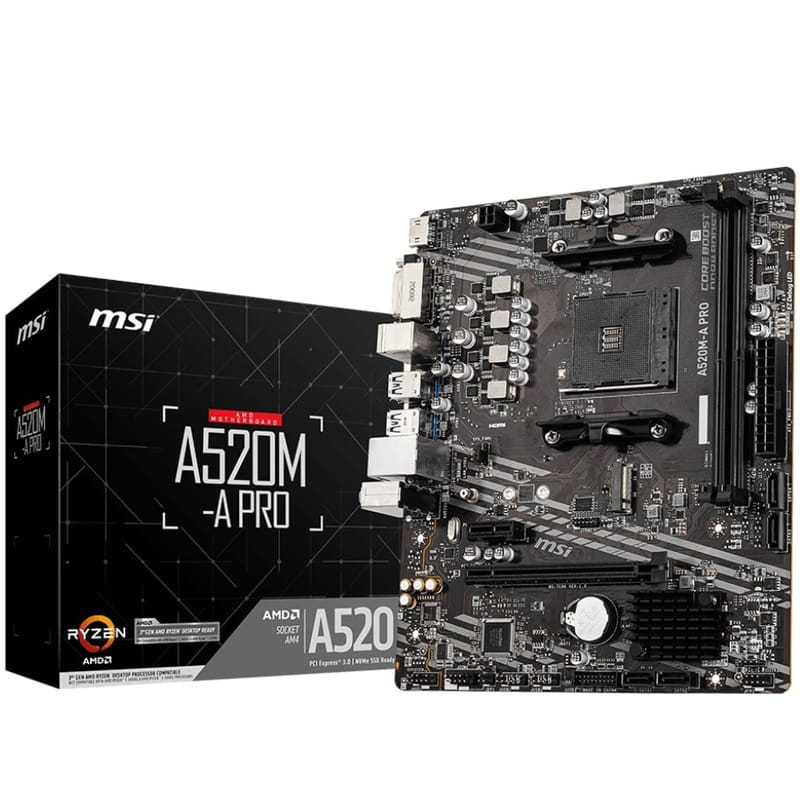 Материнская плата MSI A520M-A Pro Socket AM4