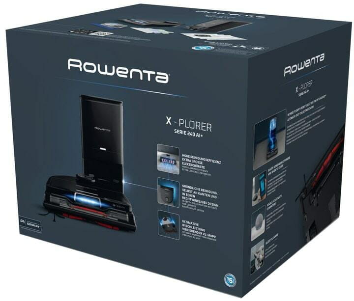 Робот-пылесос Rowenta X-Plorer Serie 240+ AI Animal & Allergy RR9695WH