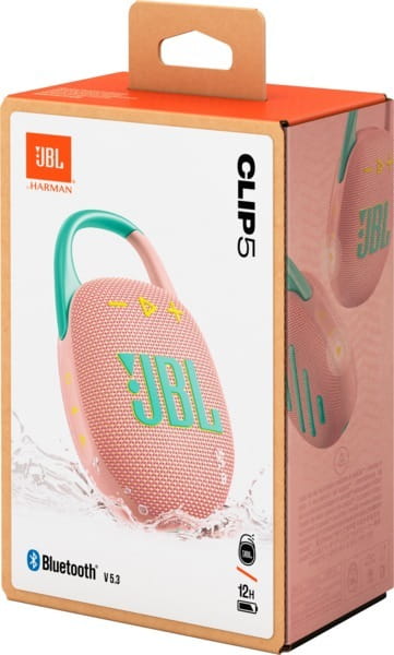 Акустическая система JBL Clip 5 Pink (JBLCLIP5PINK)