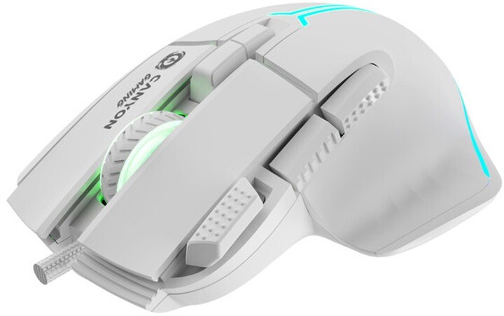 Мышь Canyon Fortnax GM-636 RGB USB White (CND-SGM636W)