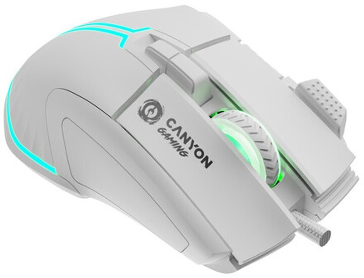 Мышь Canyon Fortnax GM-636 RGB USB White (CND-SGM636W)