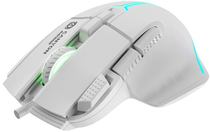 Мышь Canyon Fortnax GM-636 RGB USB White (CND-SGM636W)