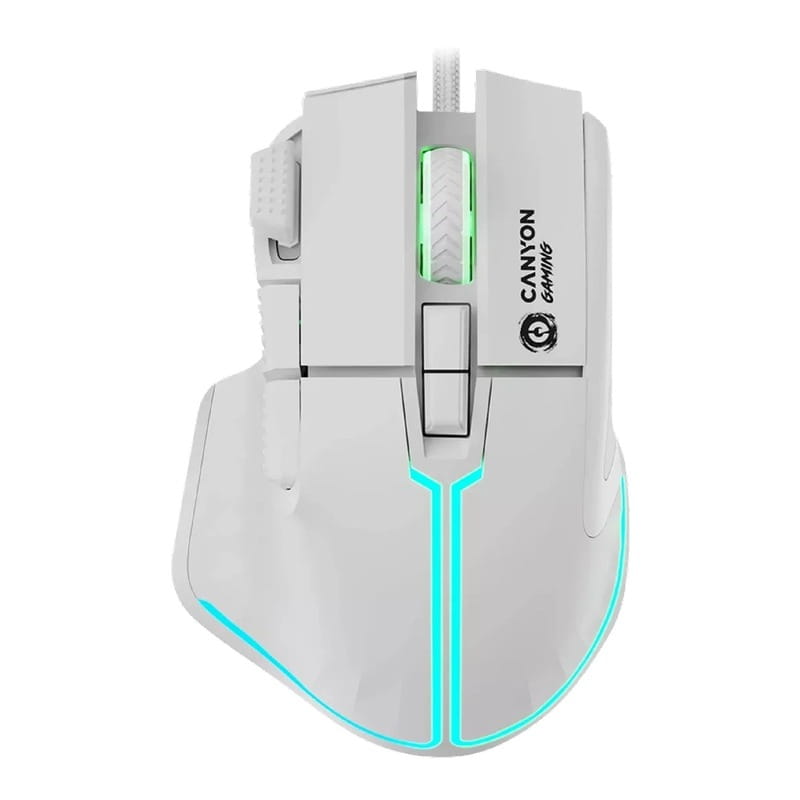Миша Canyon Fortnax GM-636 RGB USB White (CND-SGM636W)