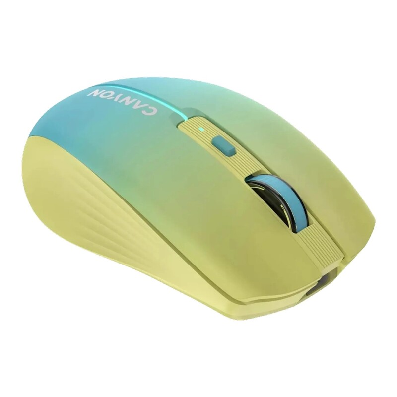 Миша бездротова Canyon MW-44 LED Rechargeable Wireless/Bluetooth Yellow Blue (CNS-CMSW44UA)