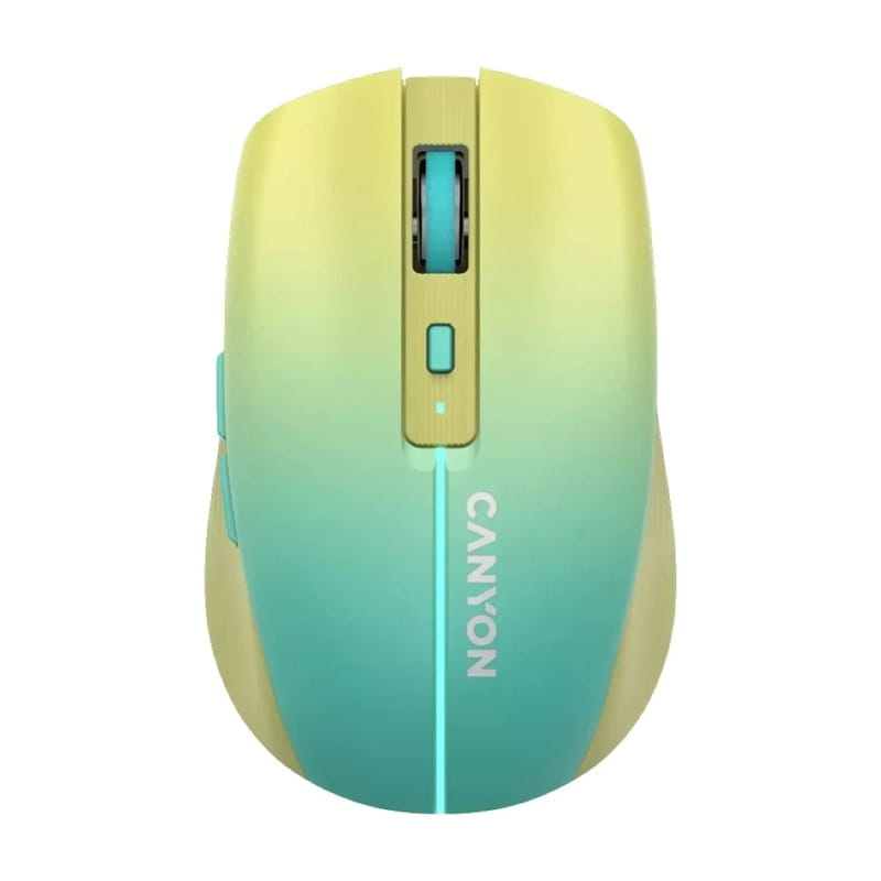 Мышь беспроводная Canyon MW-44 LED Rechargeable Wireless/Bluetooth Yellow Blue (CNS-CMSW44UA)