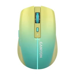 Мышь беспроводная Canyon MW-44 LED Rechargeable Wireless/Bluetooth Yellow Blue (CNS-CMSW44UA)