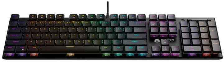 Клавиатура Canyon Cometstrike GK-55 RGB ENG/UKR USB Black (CND-SKB55-US)