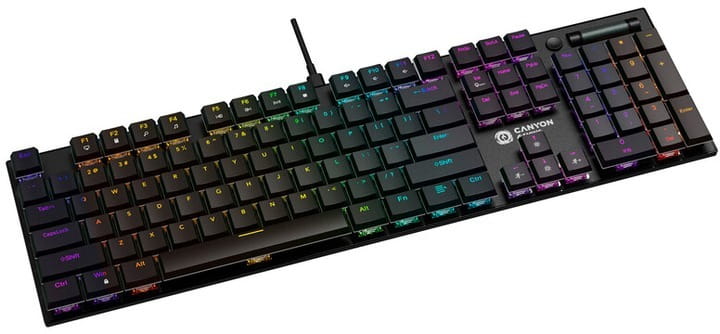 Клавиатура Canyon Cometstrike GK-55 RGB ENG/UKR USB Black (CND-SKB55-US)