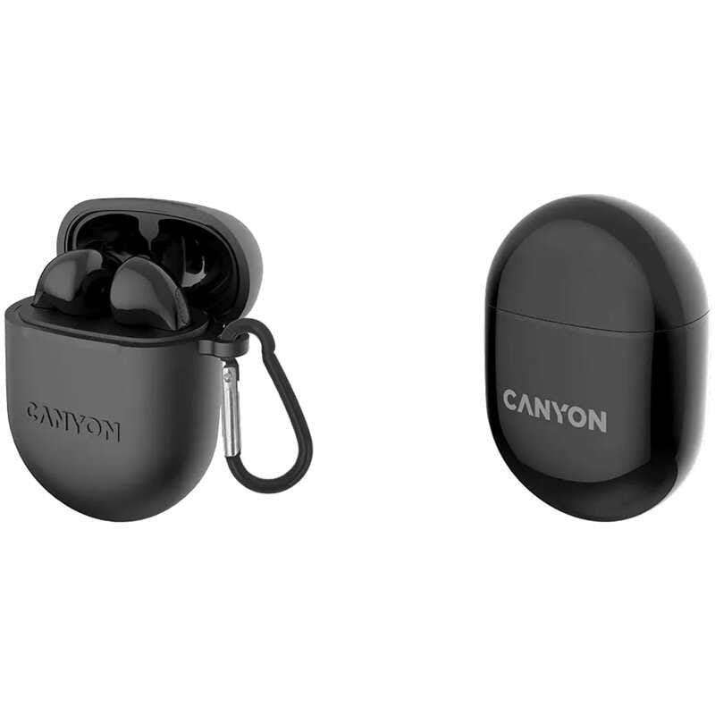 Bluetooth-гарнітура Canyon TWS-6 Black (CNS-TWS6B)