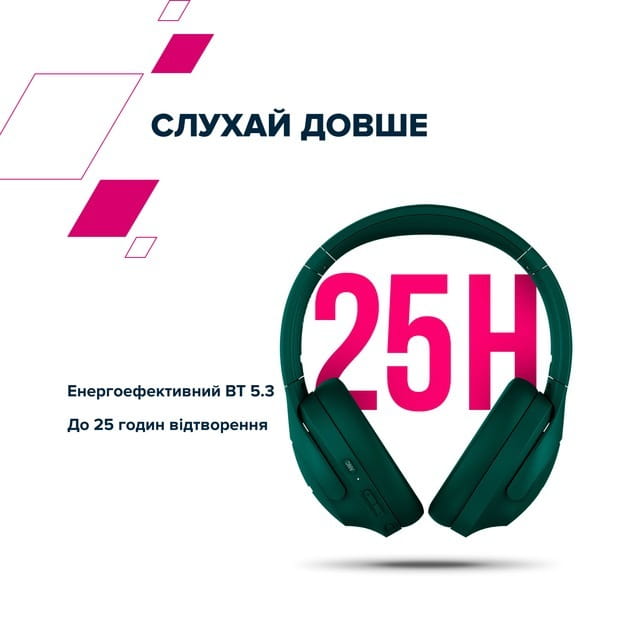 Bluetooth-гарнитура Canyon OnRiff 10 ANC Green (CNS-CBTHS10GN)