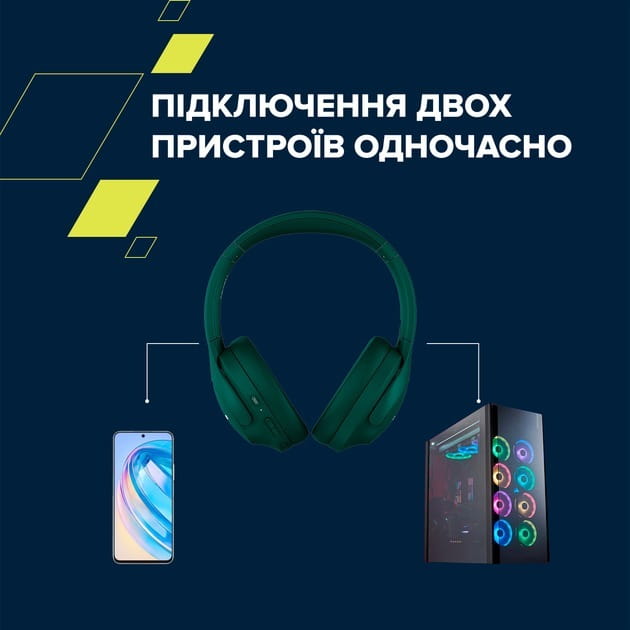 Bluetooth-гарнитура Canyon OnRiff 10 ANC Green (CNS-CBTHS10GN)