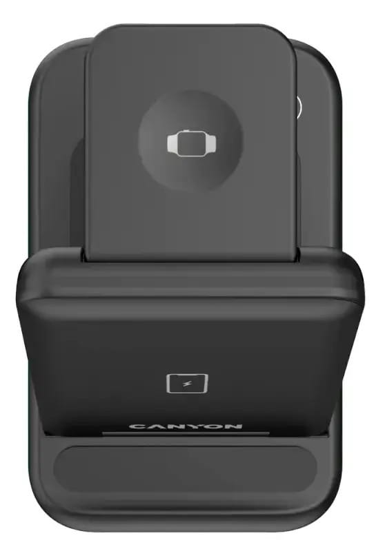 Беспроводное зарядное устройство Canyon WS-304 15W Black (CNS-WCS304B)