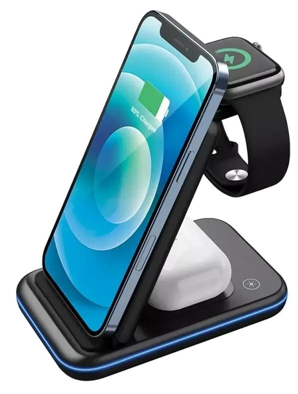 Беспроводное зарядное устройство Canyon WS-304 15W Black (CNS-WCS304B)