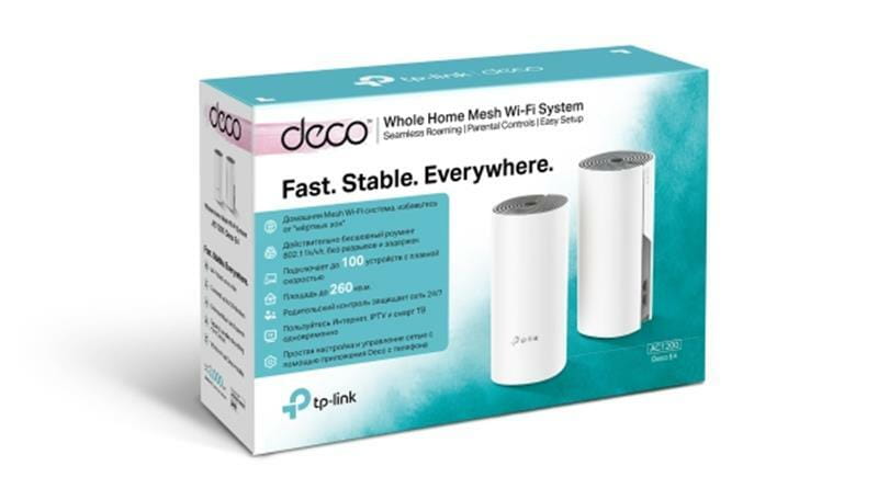 WiFi Mesh система TP-Link Deco E4 2-pack