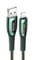 Фото - Кабель Usams US-SJ469 USB - Lightning (M/M), 1.2 м, Dark Green (SJ469USB02) | click.ua