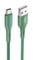 Фото - Кабель Usams US-SJ460 USB - USB Type-C (M/M), 1.2 м, Green (SJ460USB02) | click.ua