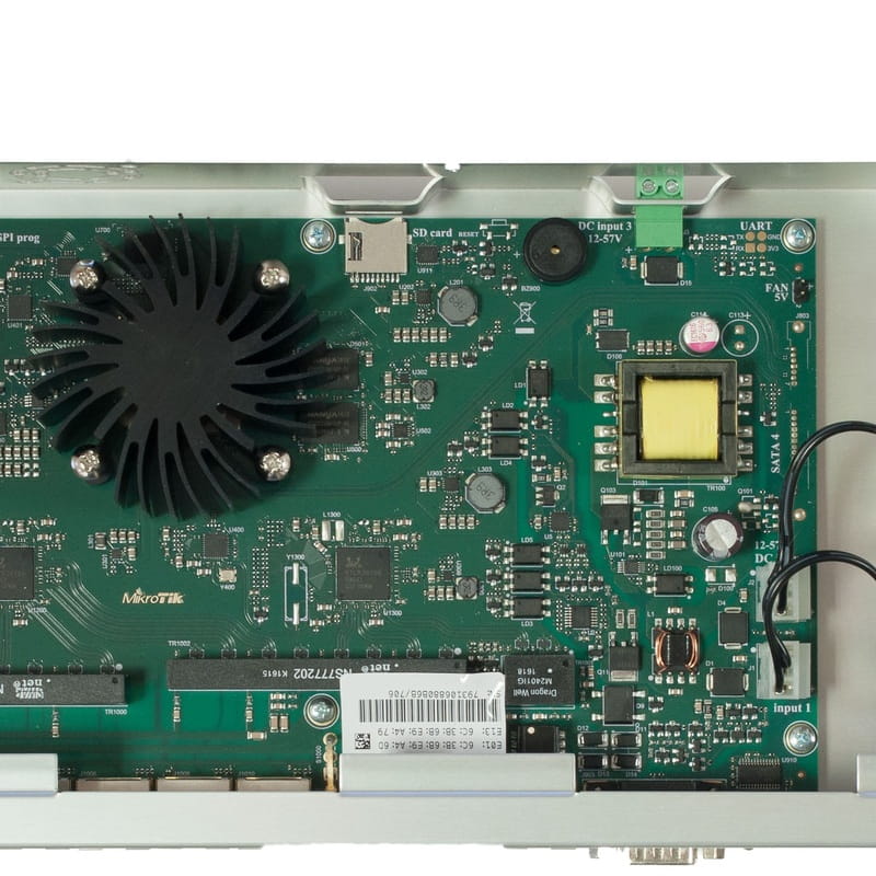 Маршрутизатор MikroTik RB1100AHx4 (RB1100x4) (13xGE, 4x1,4GHz/1Gb, ARM 32Bit, PoE In)