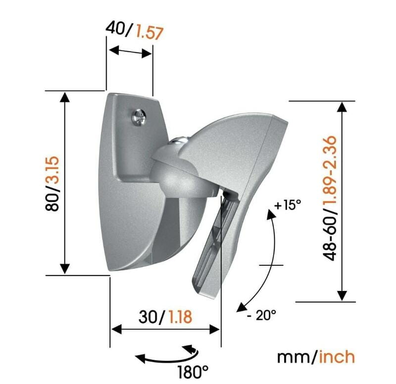 Кронштейн Vogels VLB 500 Silver