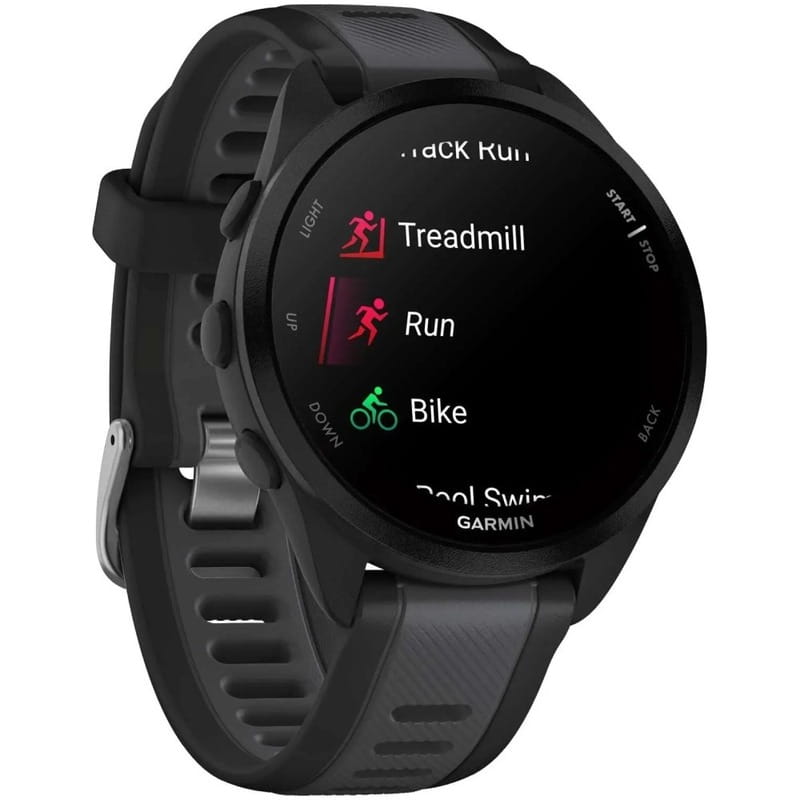 Смарт-годинник Garmin Forerunner 165 Music Black/Slate Gray (010-02863-B0)