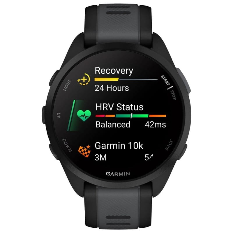 Смарт-годинник Garmin Forerunner 165 Music Black/Slate Gray (010-02863-B0)