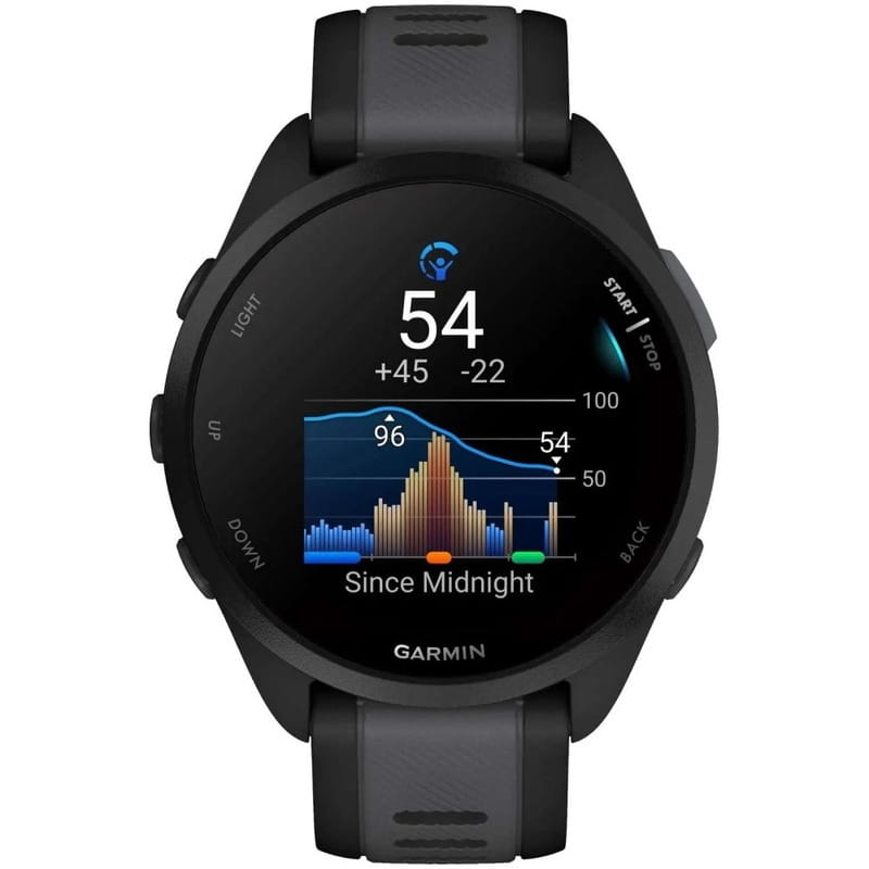 Смарт-годинник Garmin Forerunner 165 Music Black/Slate Gray (010-02863-B0)