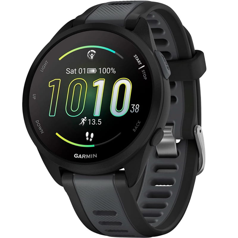 Смарт-годинник Garmin Forerunner 165 Black/Slate Gray (010-02863-A0)