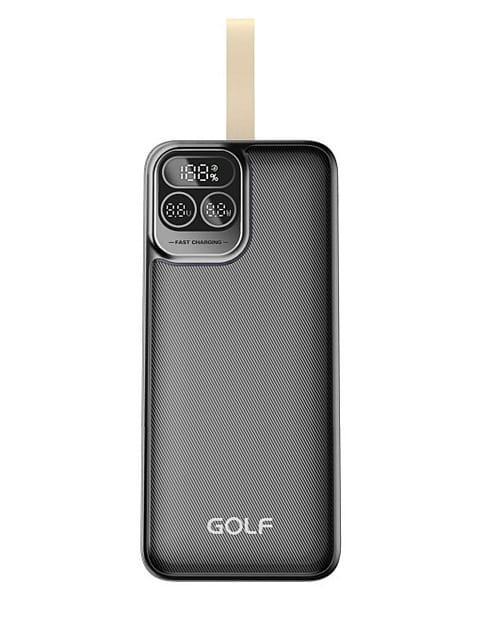 Универсальная мобильная батарея Golf P54 40000mah Black