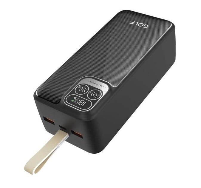 Универсальная мобильная батарея Golf P54 40000mah Black