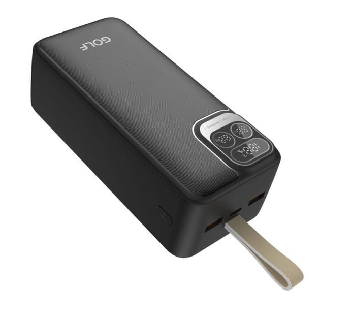 Универсальная мобильная батарея Golf P54 40000mah Black