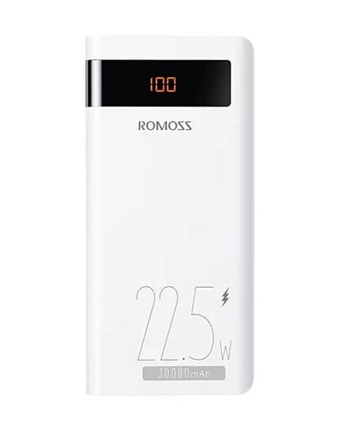 Универсальная мобильная батарея Romoss Sense8PF 30000mAh White (PHP30-852-1745H)