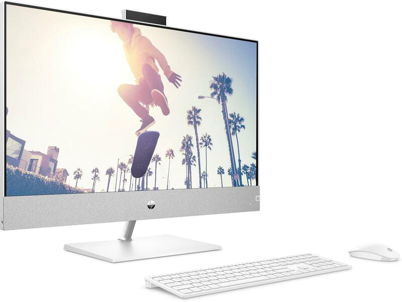 Моноблок HP Pavilion 27-ca2000ua (9D3Q8EA) Snowflake White
