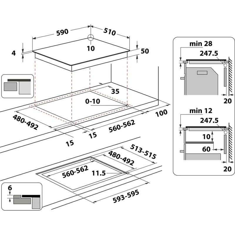 Варочная поверхность Whirlpool WBB8360NE