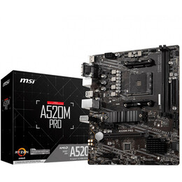 Материнська плата MSI A520M Pro Socket AM4