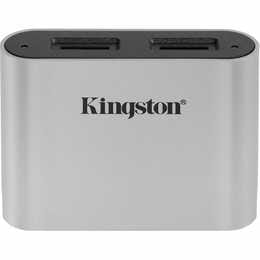 Кардридер USB3.2 Type-C KIngston Workflow Dual-Slot microSD Reader (WFS-SDC)