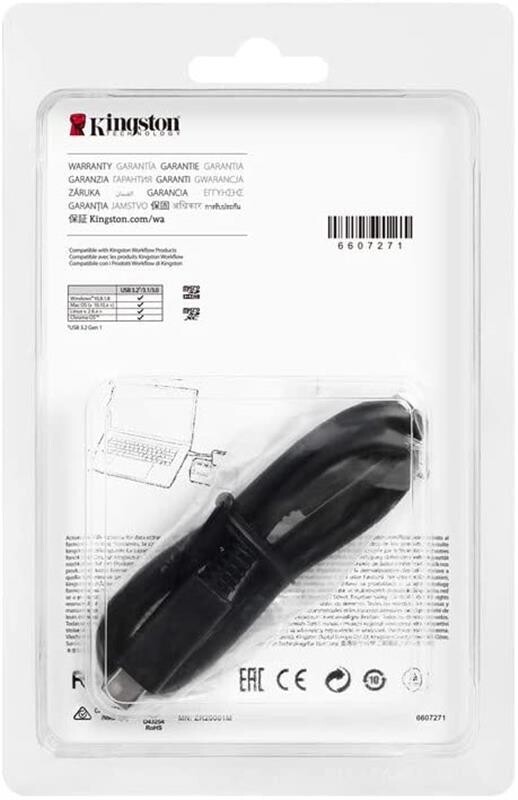 Кардрідер USB3.2 Type-C Kingston Workflow Dual-Slot microSD Reader (WFS-SDC)